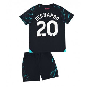 Maillot de foot Manchester City Bernardo Silva #20 Troisième enfant 2023-24 Manches Courte (+ pantalon court)